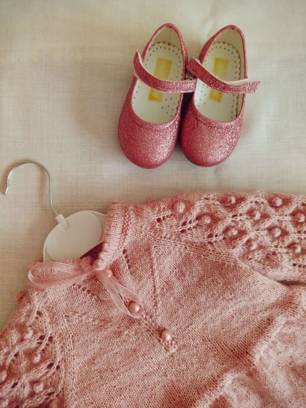 Conjunto Tricô Rosa