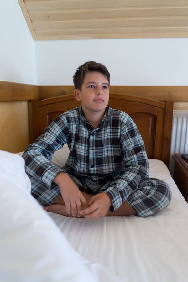 Pijama Xadrez Marinho