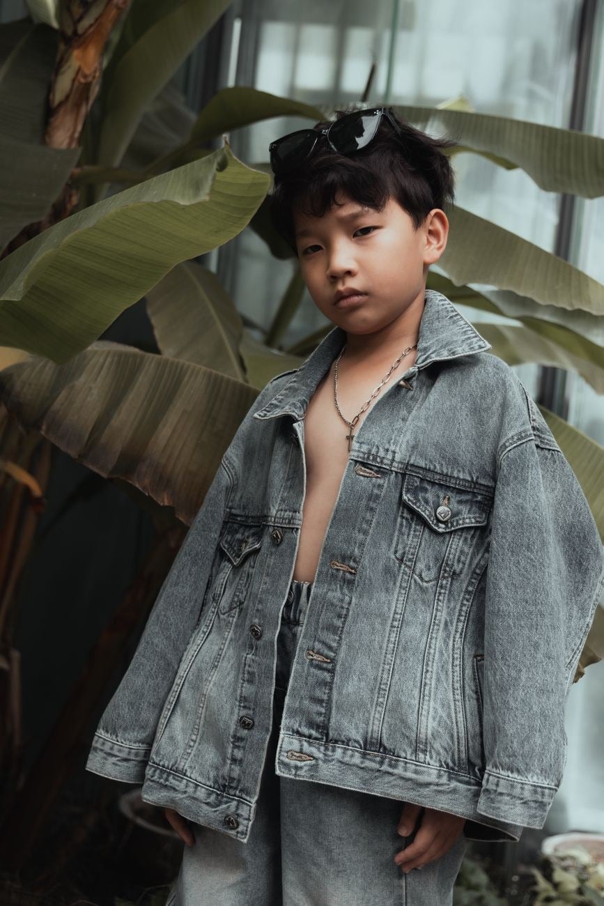 Jaqueta Jeans Oversized — Menino